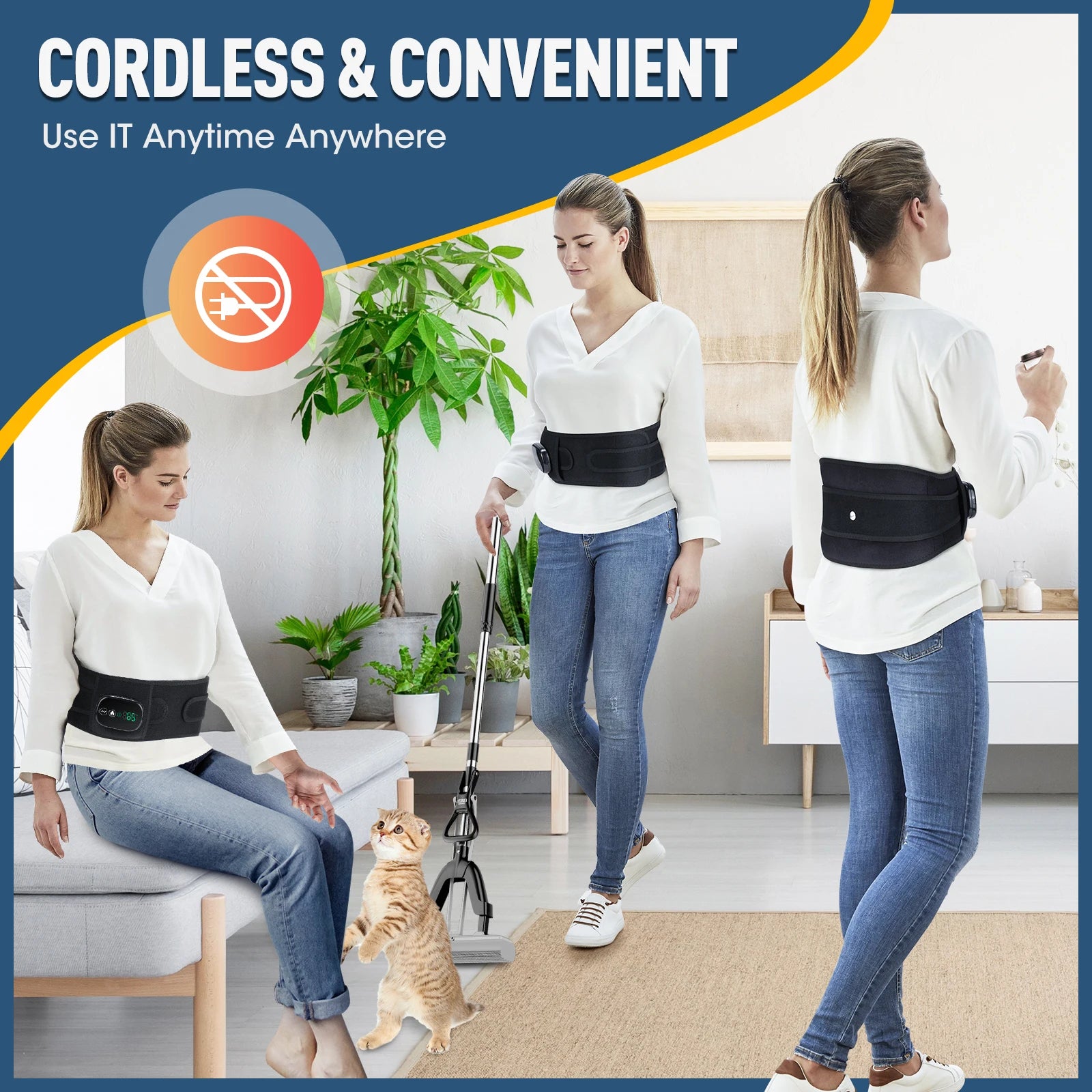 RevCore™ 4-in-1 Lumbar Decompression Belt (STEEL)